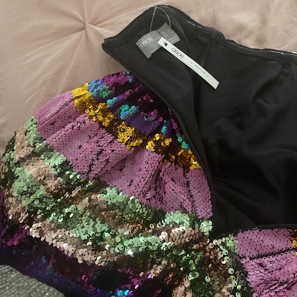 Bandeau Short Sequin Dress - Picture 5 of 5